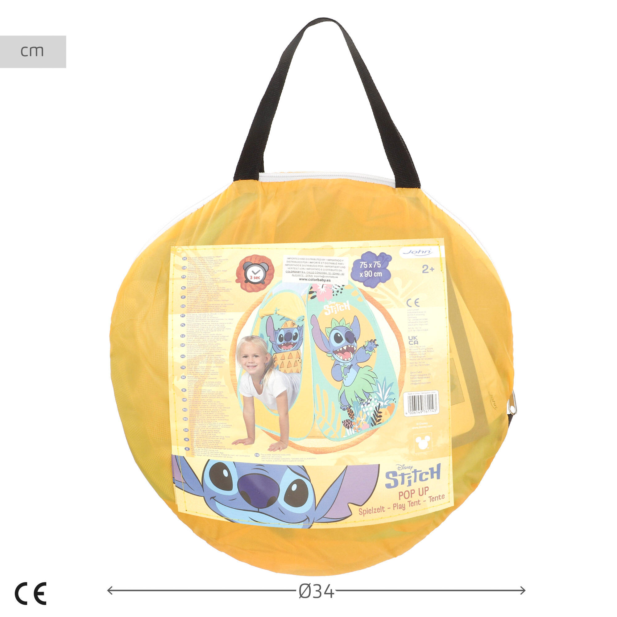 Disney Tente pop-up pour enfants Stich 7/7