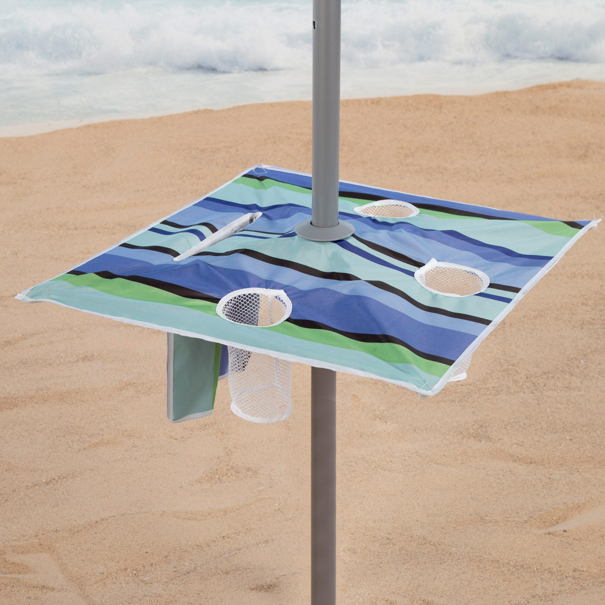 Aktive Grand parasol inclinable 210 cm UV50 avec paroi latérale et table 7/7