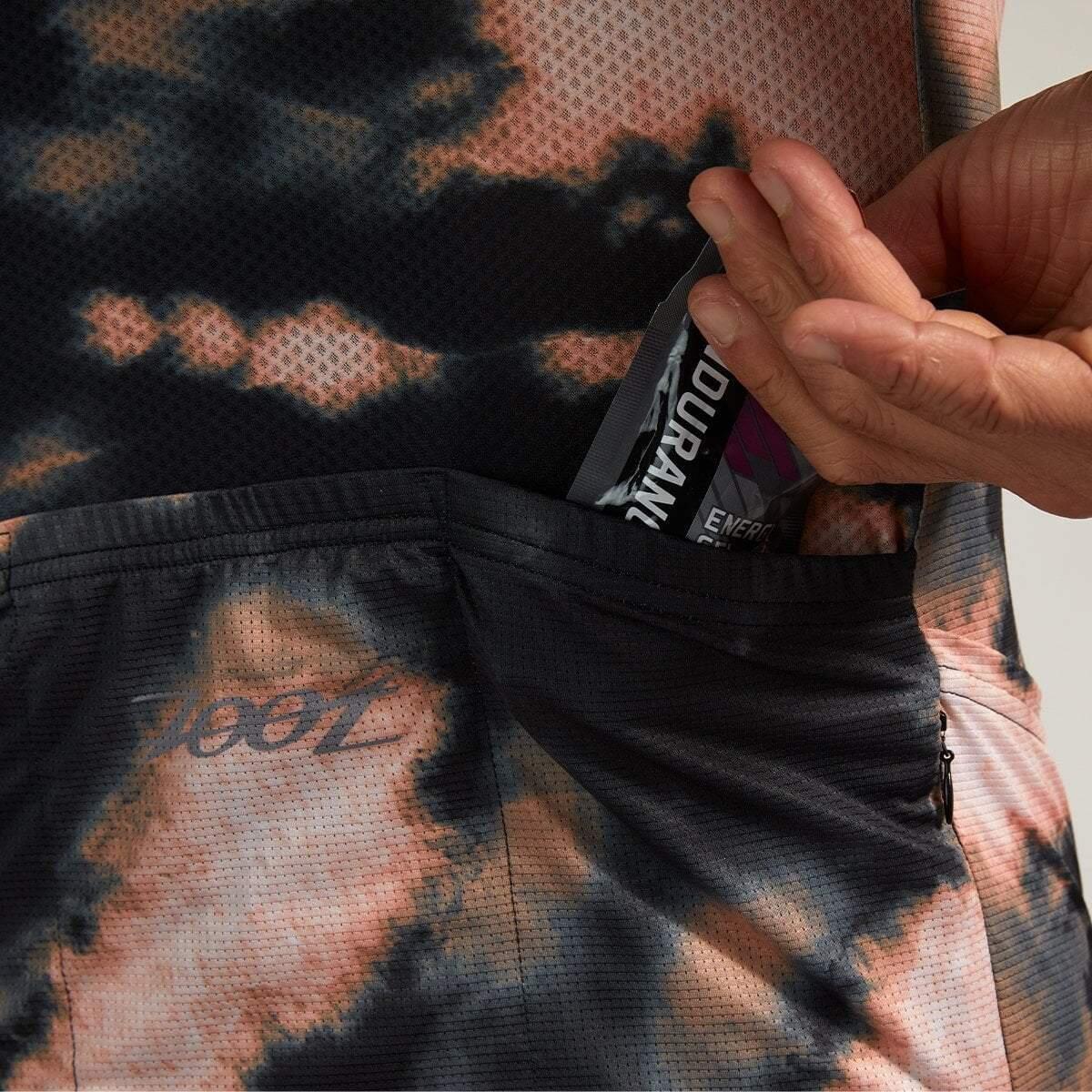 Maillot Ciclismo manga corta Hombre ZOOT RECON BLEACHED Negro 4/5