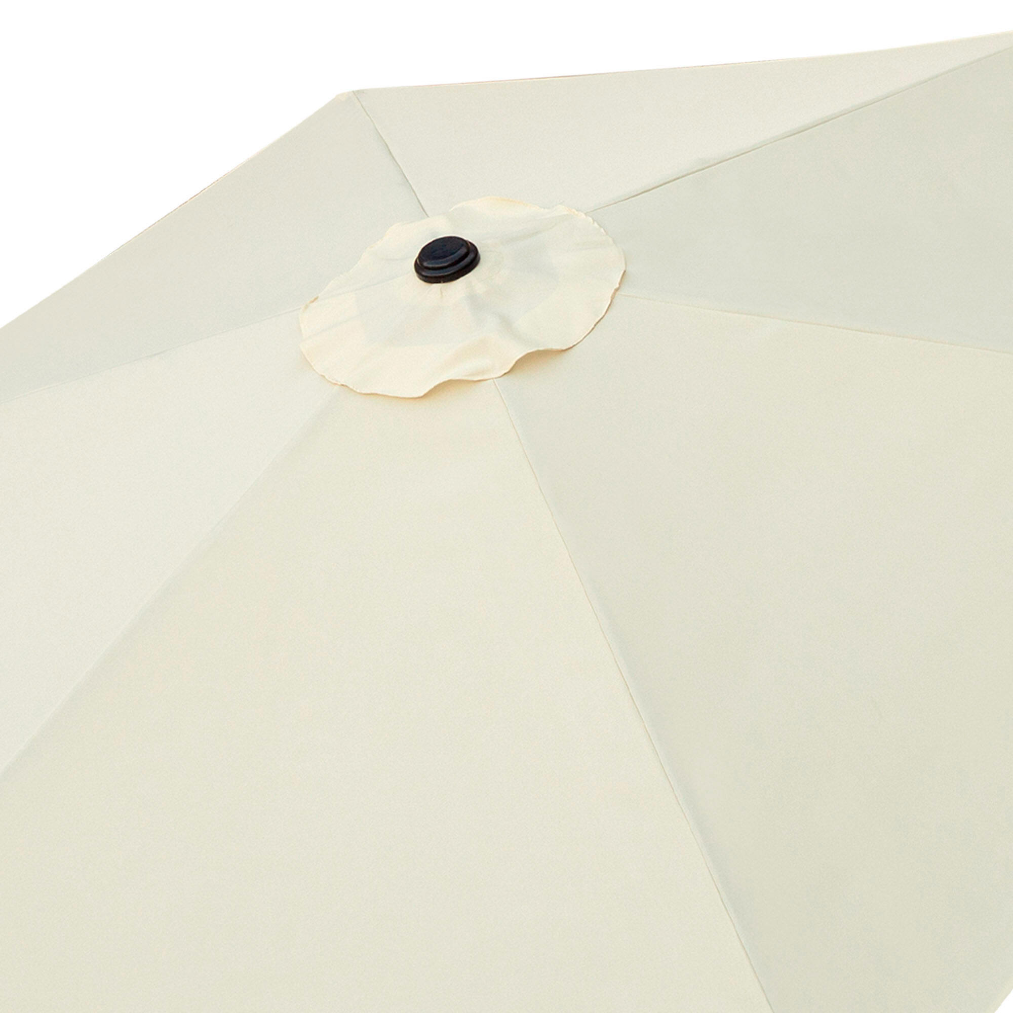 Parasol de jardin hexagonal Ø300 cm avec système de poulie double Aktive 3/7