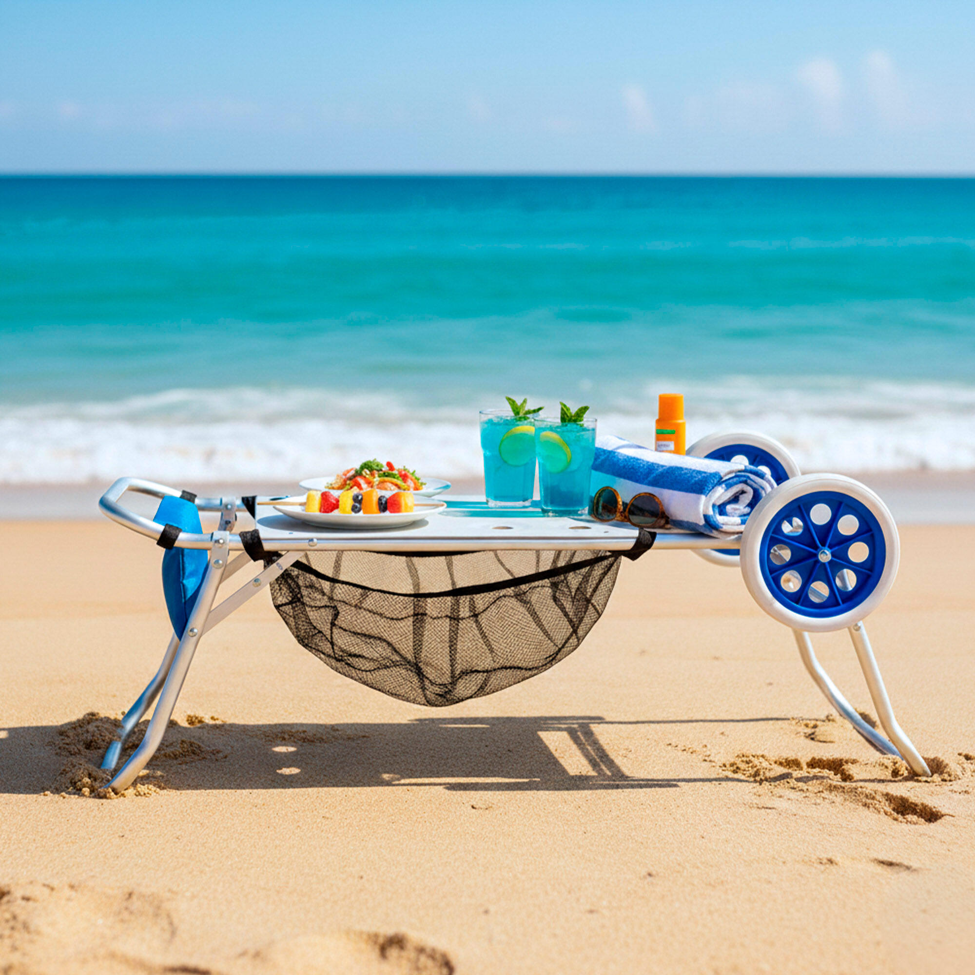 Aktive Chariot de plage en aluminium 2/7