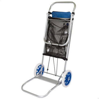Aktive Carrello porta tavolo da spiaggia in alluminio