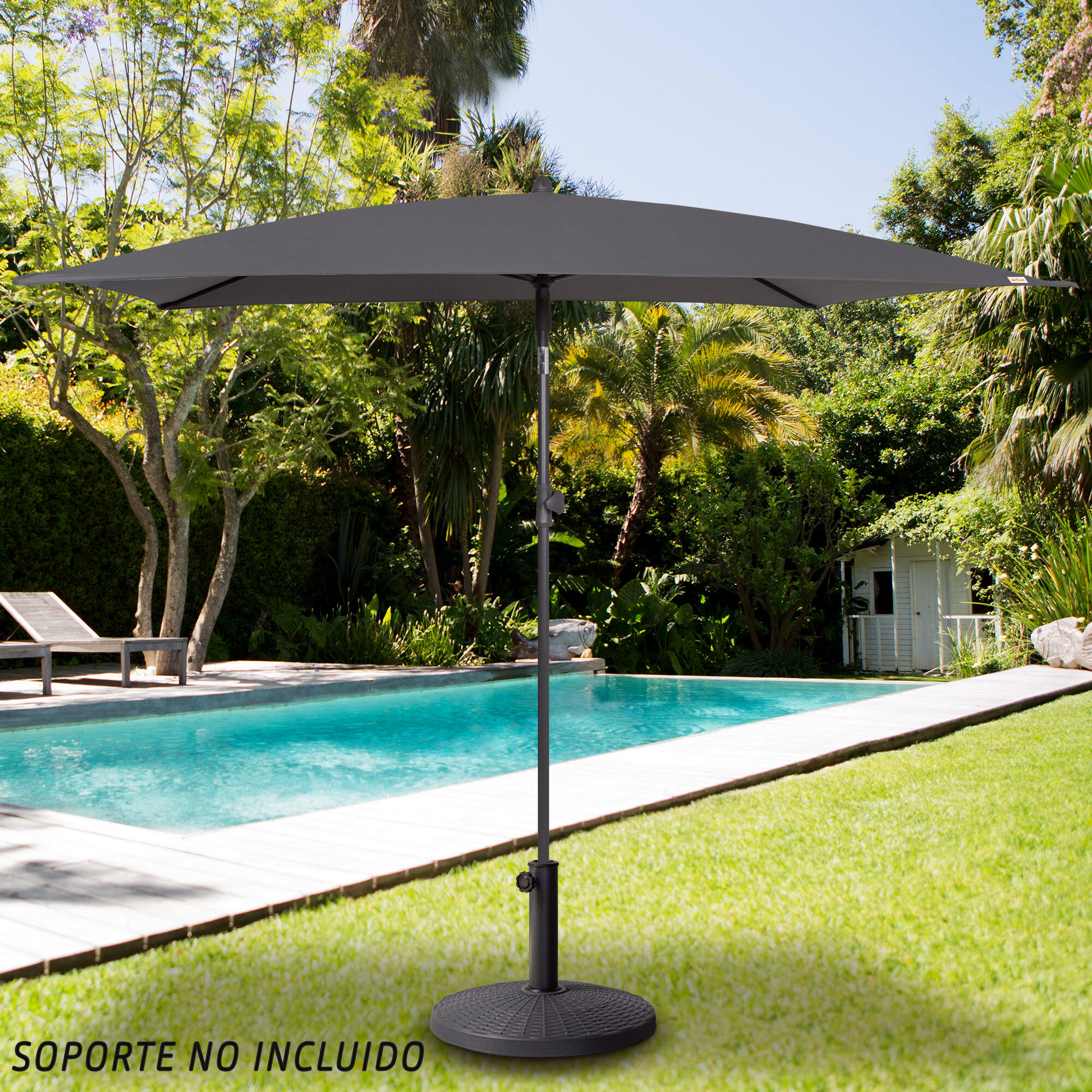Aktive Parasole rettangolare balcone inclinabile antracite 200x125 cm UV30 2/7