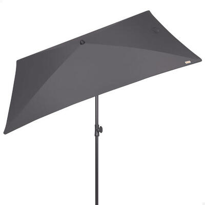 Aktive Parasole rettangolare balcone inclinabile antracite 200x125 cm UV30