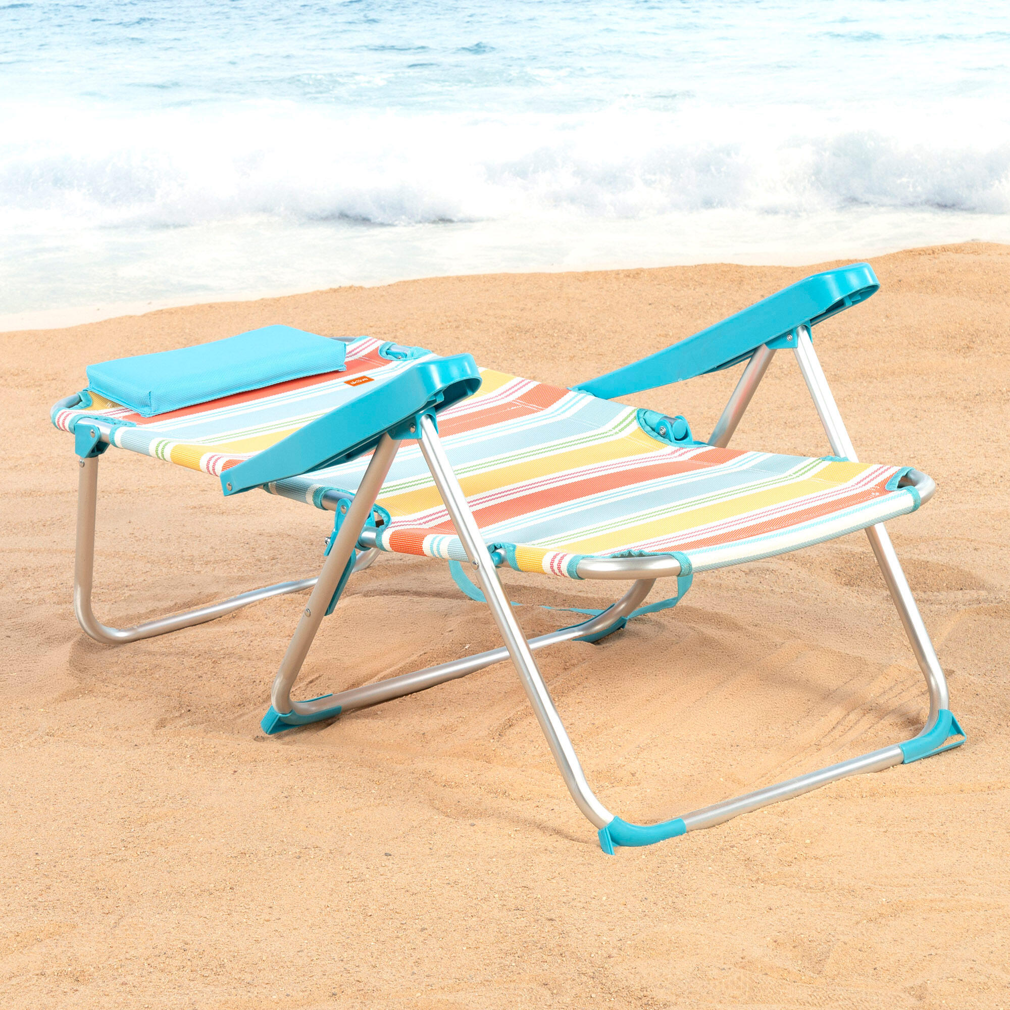 Aktive Confezione da 2 sedie da campeggio pieghevoli 48x47x74 cm multicolore 3/7