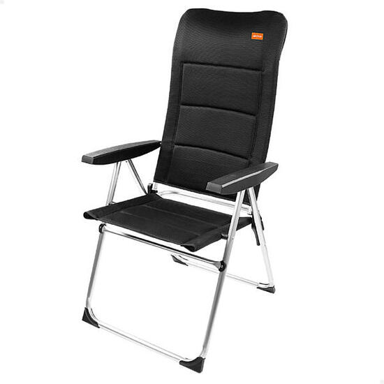 Chaise Pliante de Jardin Rembourrée Deluxe Dossier Haut Réglable Aktive