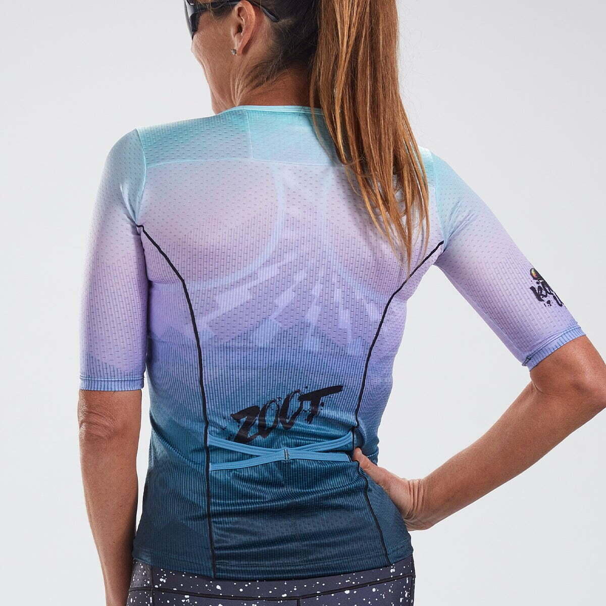 Kurzarm Trikot Damen LTD Triathlon Aero Trikot - Kona Ice ZOOT 2/5