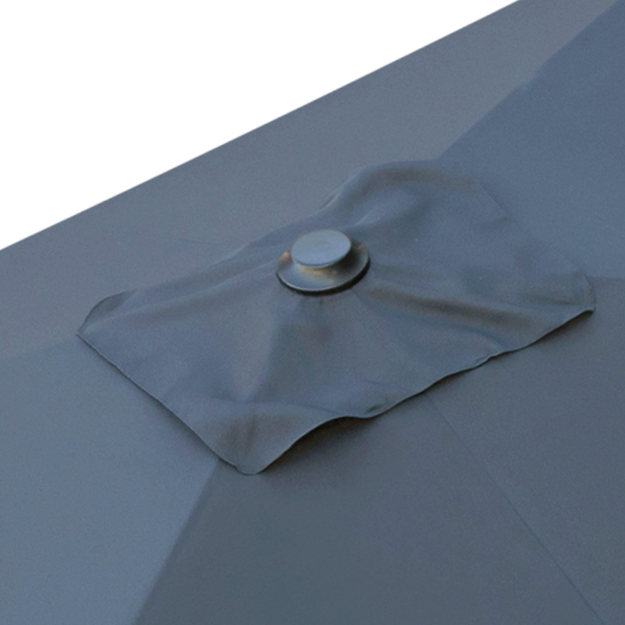 Parasol rectangulaire 200x300cm mât aluminium anthracite Aktive Garden 3/7