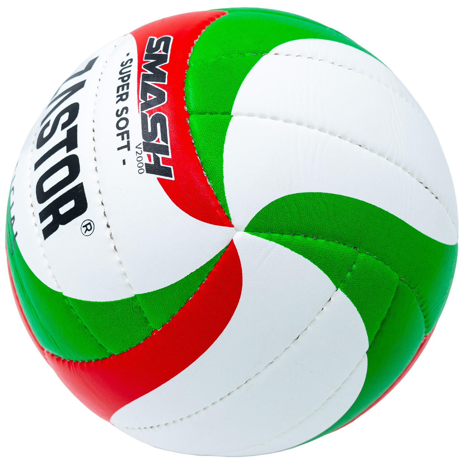 Balón Voleibol Zastor Smash Green/Red T-5 3/5