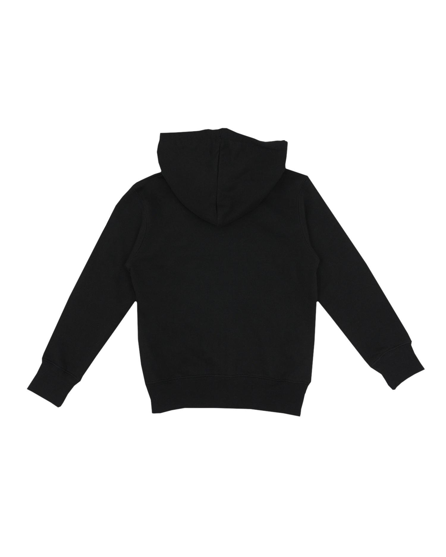 Felpa da bambino con cappuccio, full zip e logo Basic 2/7