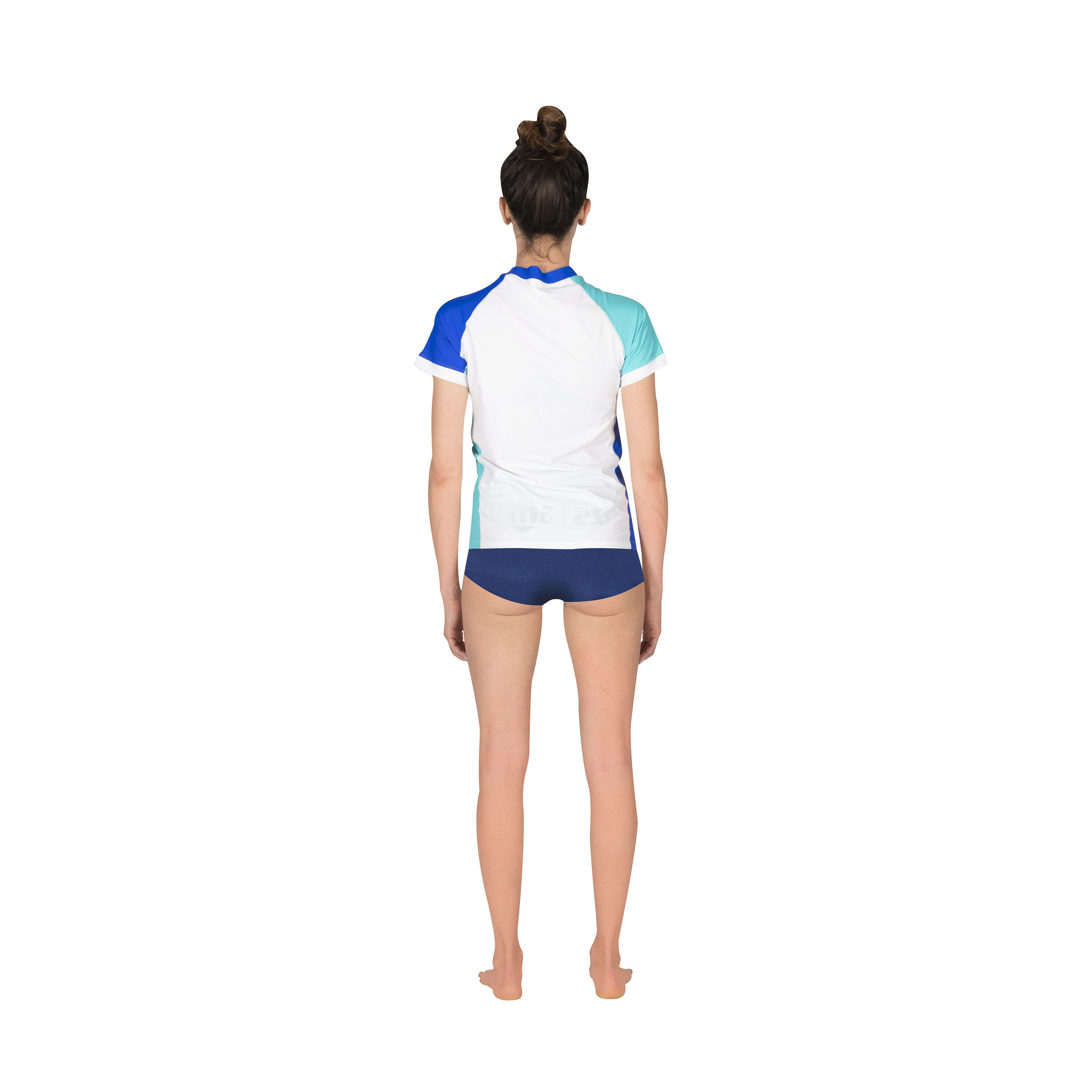 Damen Rash Guard Shield Kurzarm Recycelter Stoff Schnelltrocknend 2/3