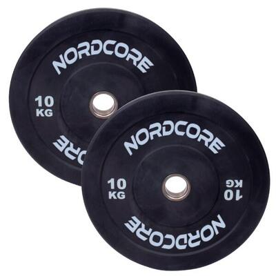 Nordcore set van 2 bumper plates core 5-25kg - 20 kg