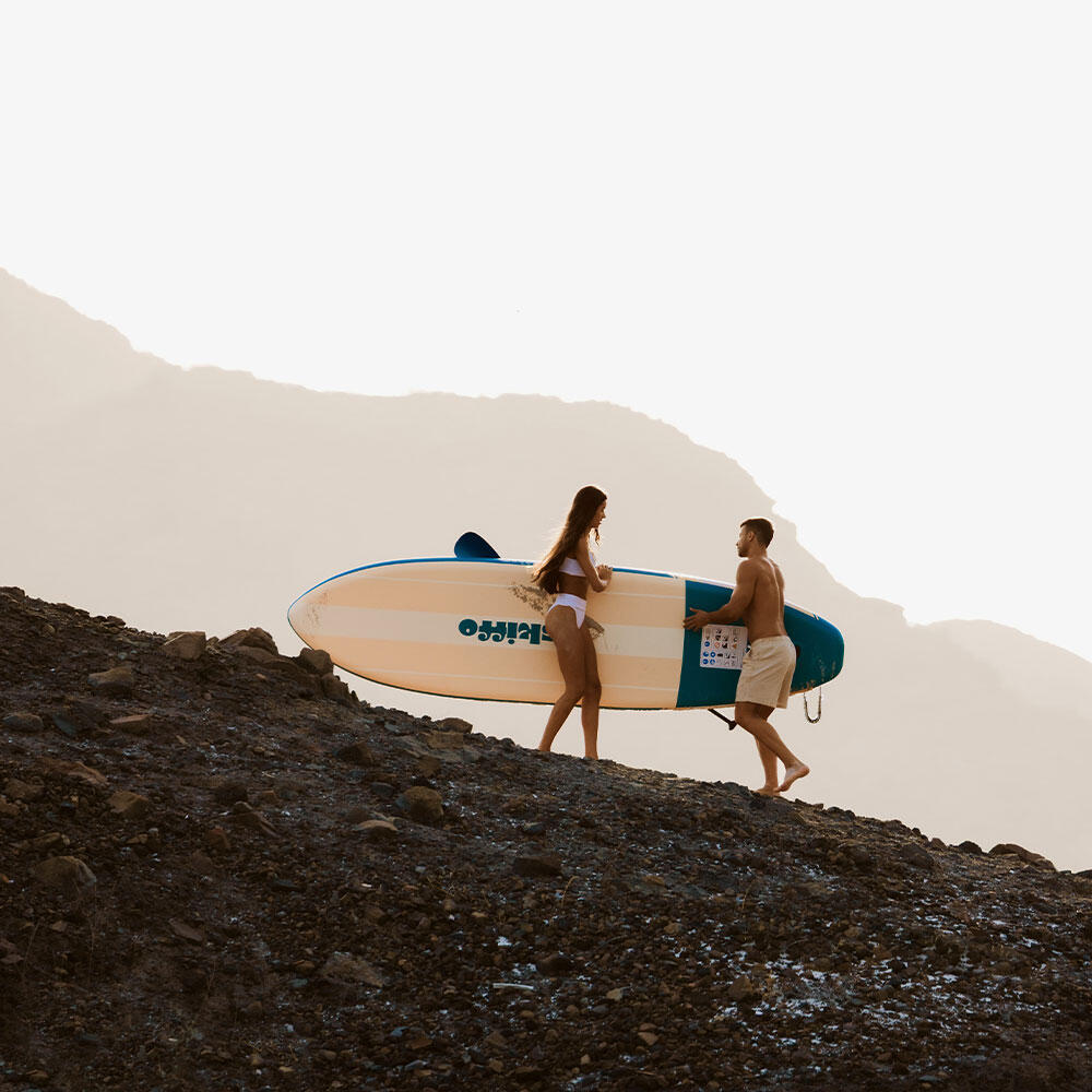 SUP gonfiabile 11' Skiffo Rivage LAGOON -kayak 2in1- Pack completo/design unico 7/8