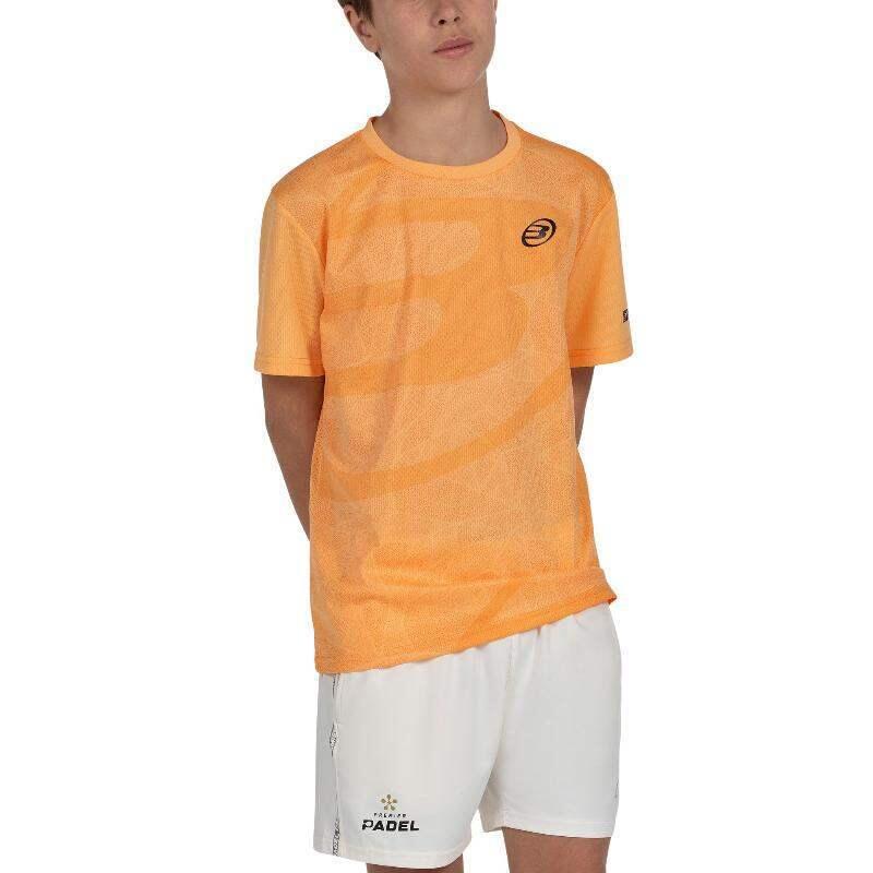 Camiseta Bullpadel Castil Mandarina Junior 2/5
