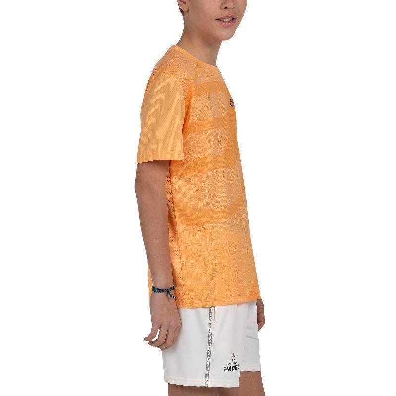Camiseta Bullpadel Castil Mandarina Junior 4/5