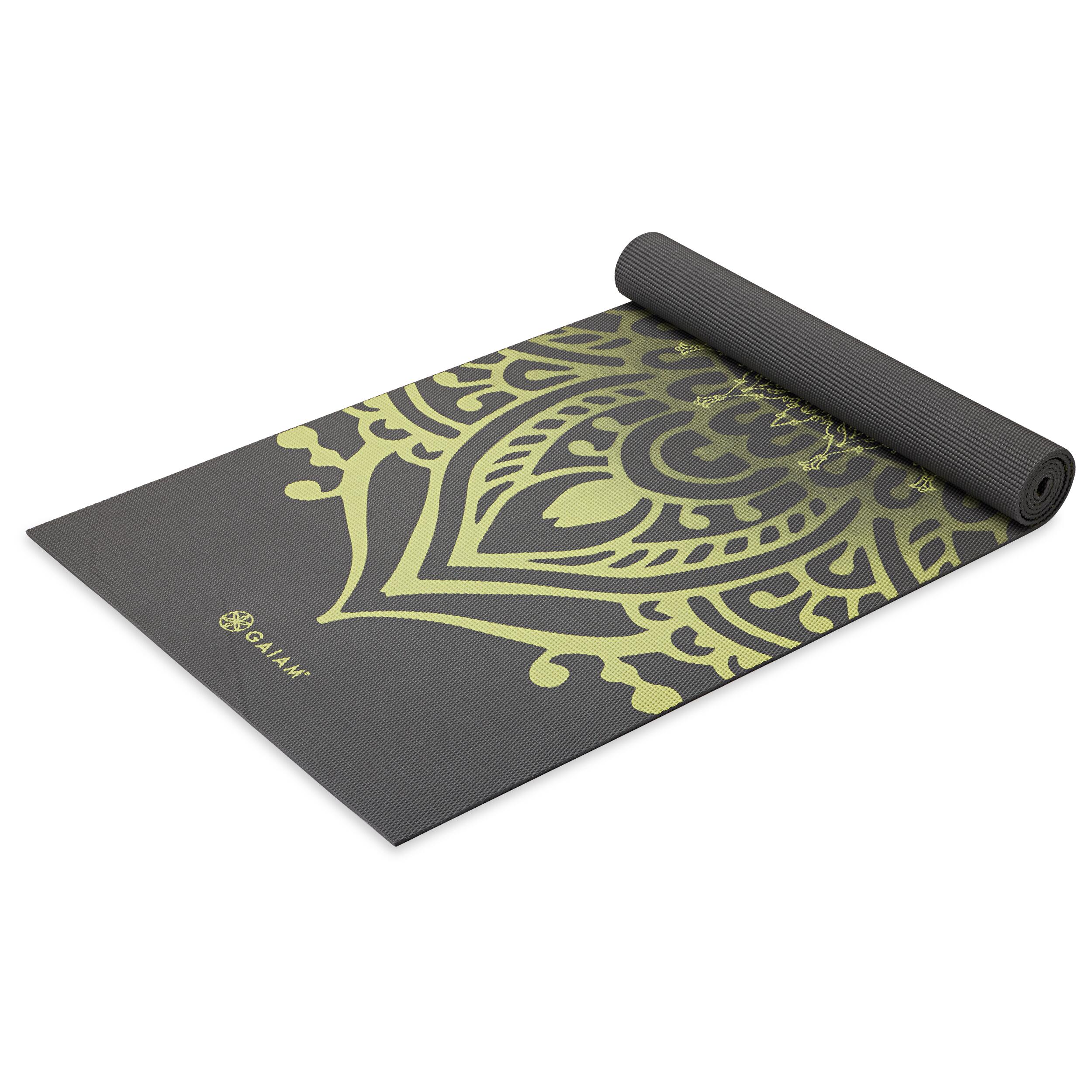 Unisex Iso-Matte Sundial Layers Yoga Mat 5 mm Classic Printed 3/4