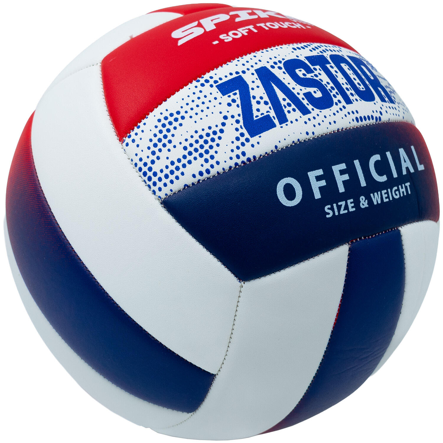 Balón voleibol Zastor SPIKE 4V1500 Rojo/Azul 5/5