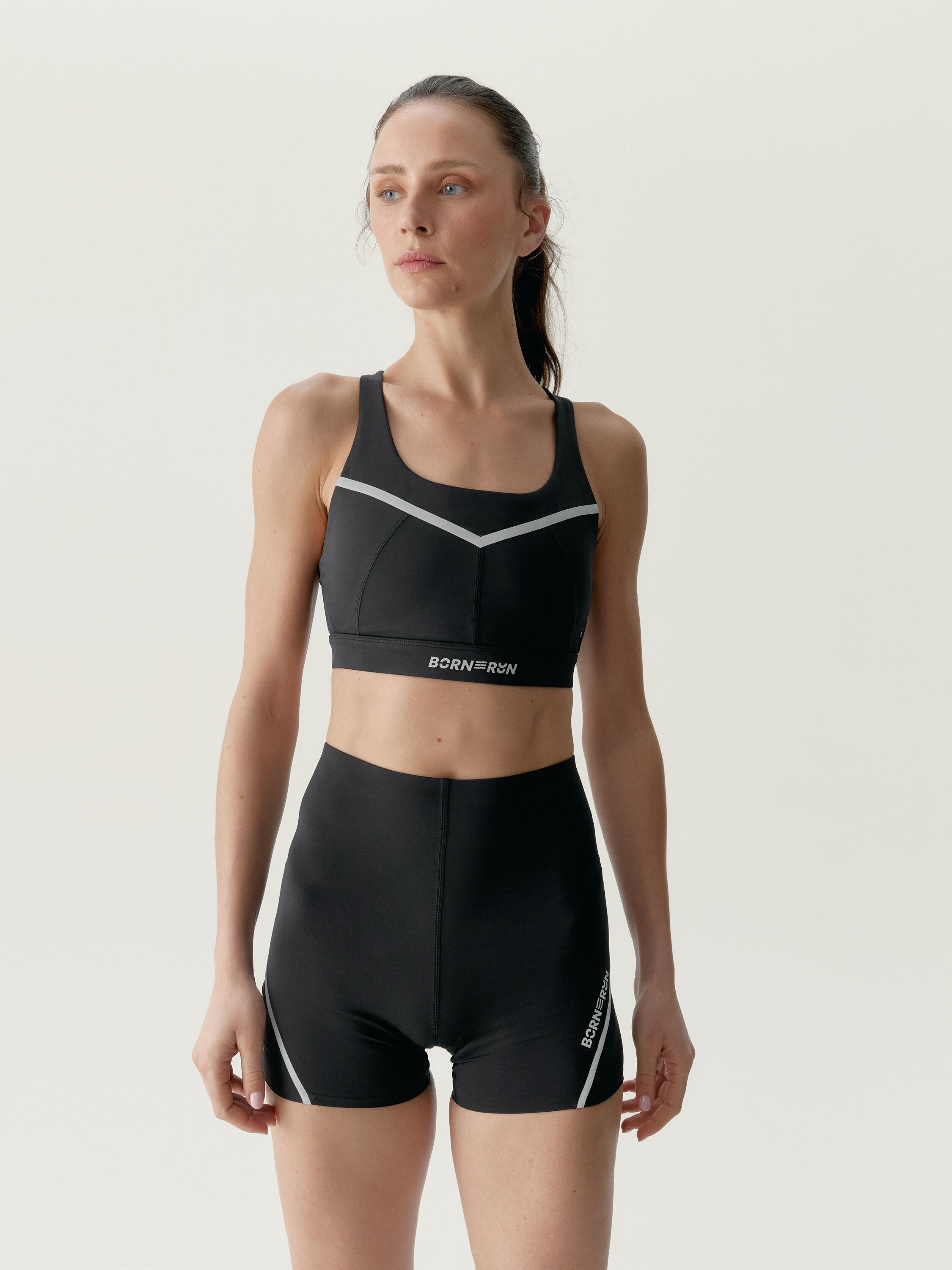 Top deportivo de mujer Luna Run Sujeción Alta Performance 4/7