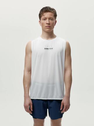 T-shirt de sport homme Ryder Run Sans manches toucher doux