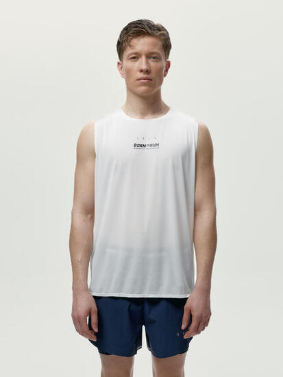T-shirt de sport homme Ryder Run Sans manches toucher doux