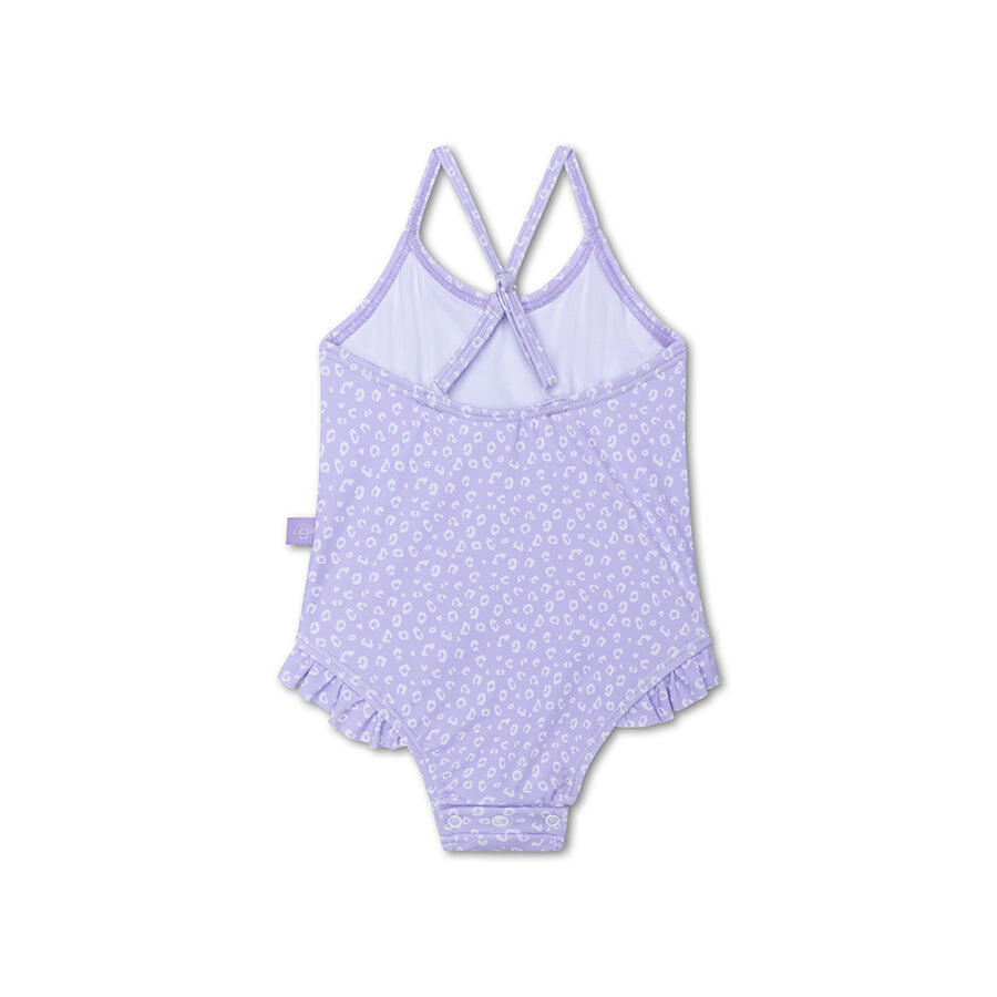 Swim Essentials Costume intero bambina Girls - Lila - Leopard - 74/80 3/5