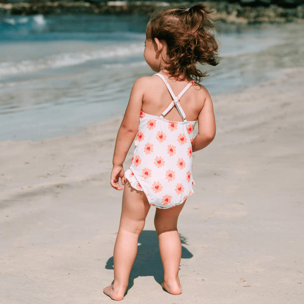 Swim Essentials Swimsuit Girls - Multicolor - Floral Love 5/6