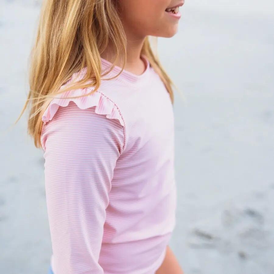 UV T-Shirt de bain - Manches Longues - Rose - Blackberry - 110/116 5/5