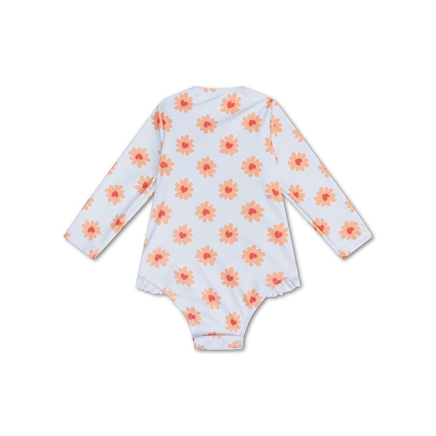 UV Bañador niñas con Mangas 1-2 Años - Lila - Pure Tones - 86/92 6/7