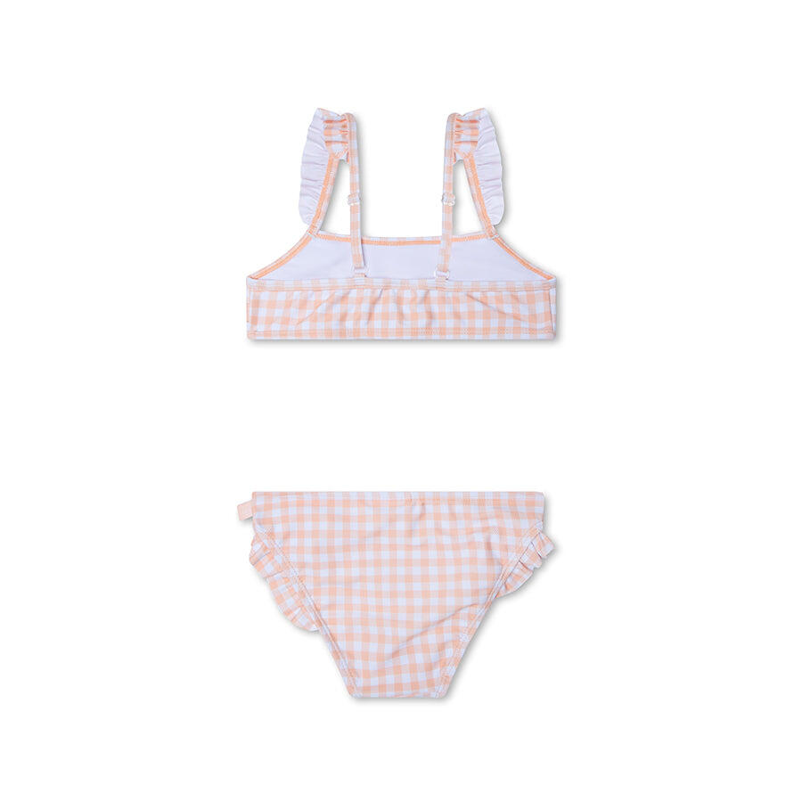 Bikini - Orange - Sunset Grid - 110/116 3/4