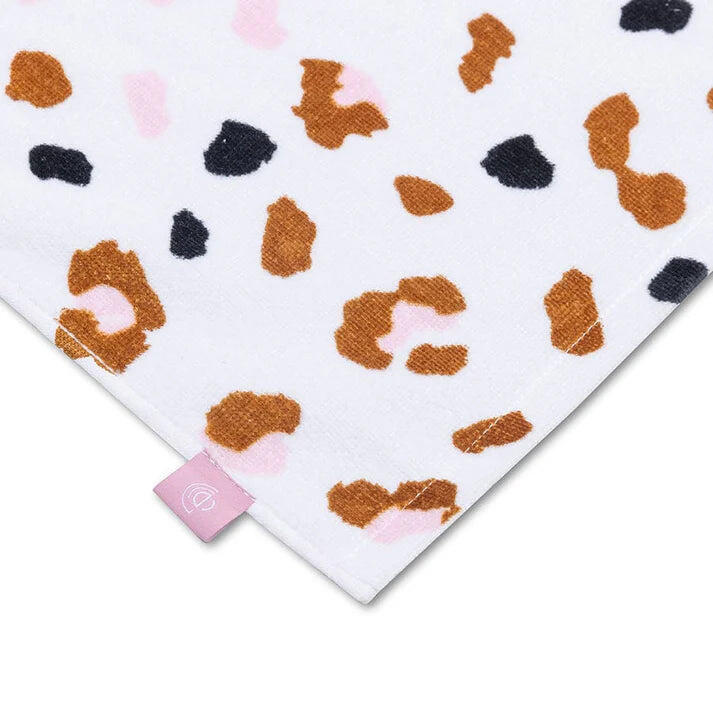 Swim Essentials Strandtuch aus Baumwolle - Khaki - Leopard - 135 x 65 cm 5/5