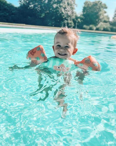 Ceinture de natation - Vert/Rose - Animal Bands - 2/6 Ans 5/5