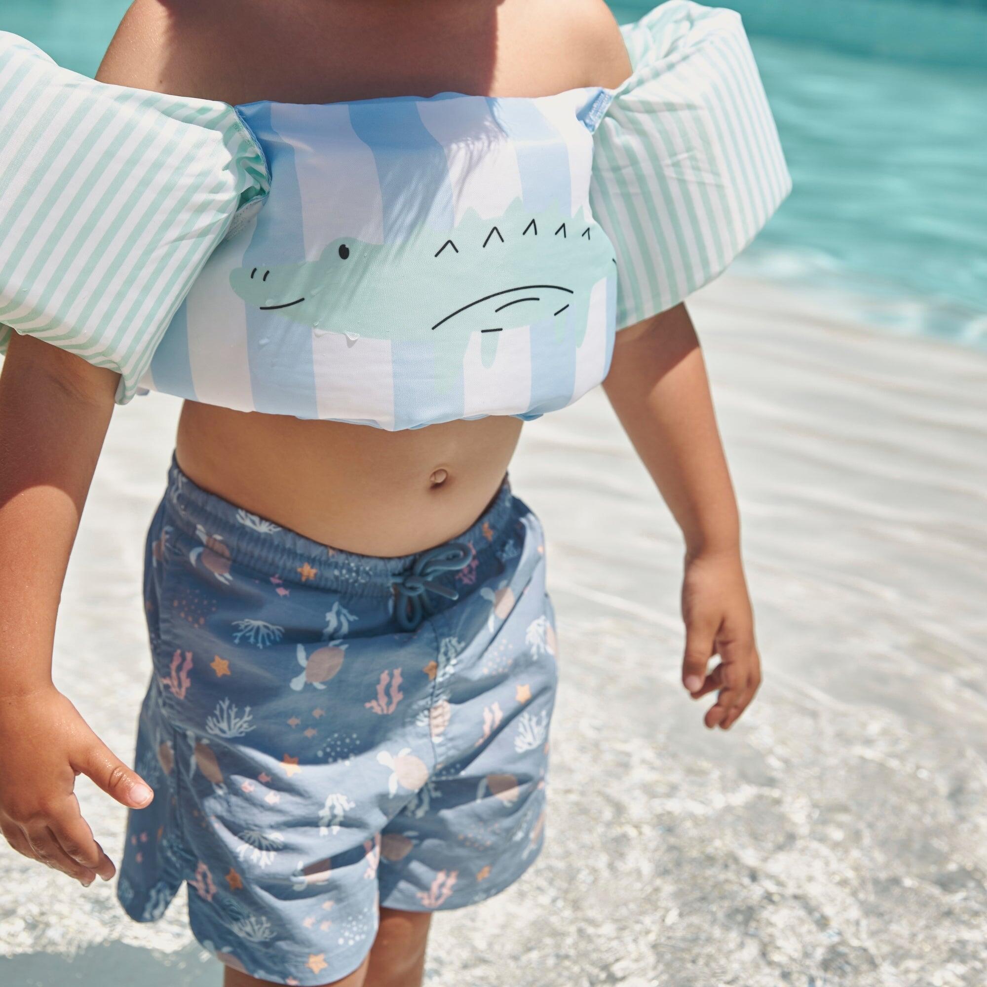 Ceinture de natation - Crocodile Vert - Animal Bands - 2/6 Ans 2/6
