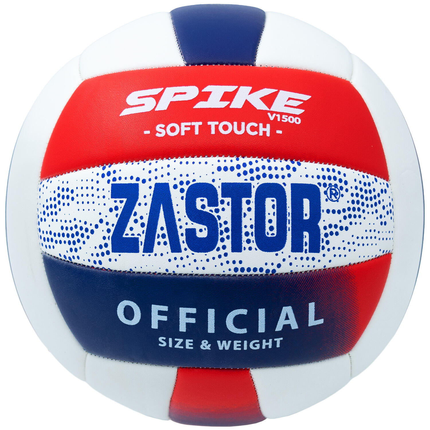 Pack 12 Balones Voleibol Zastor Spike 4V1500 Rojo/Azul T-4 2/2