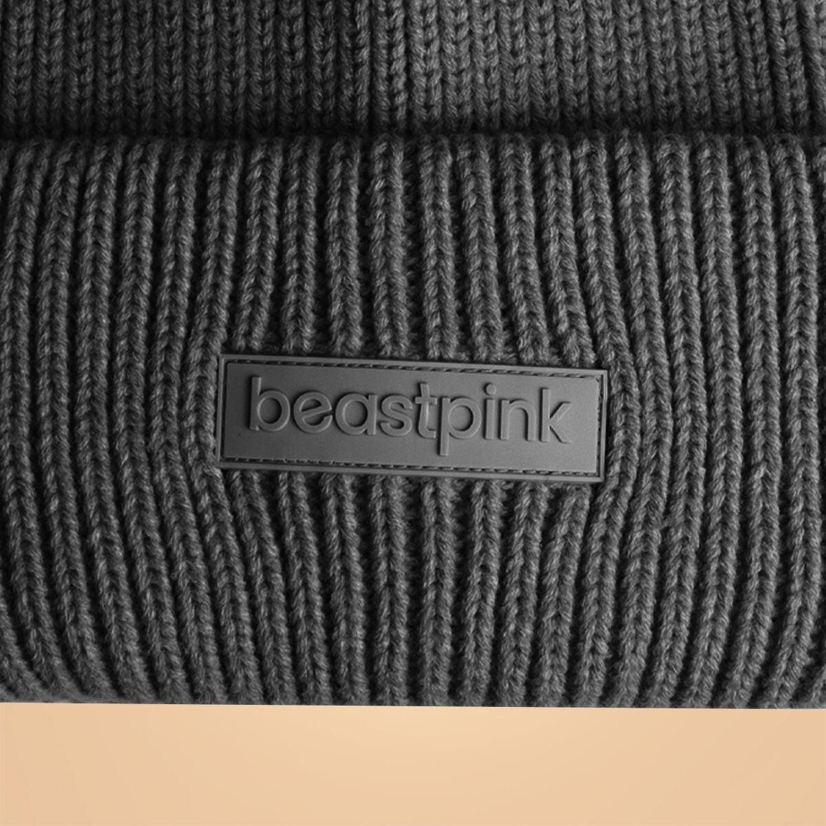 Donna corsa berretto caldo Black 3/4