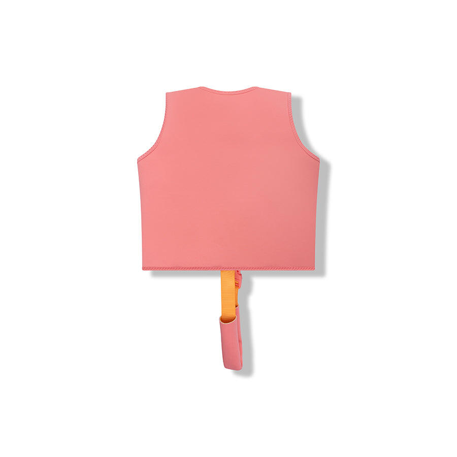 Gilet de bain - Orange/Rose - Vivid Clash - 3/6 Ans 4/4