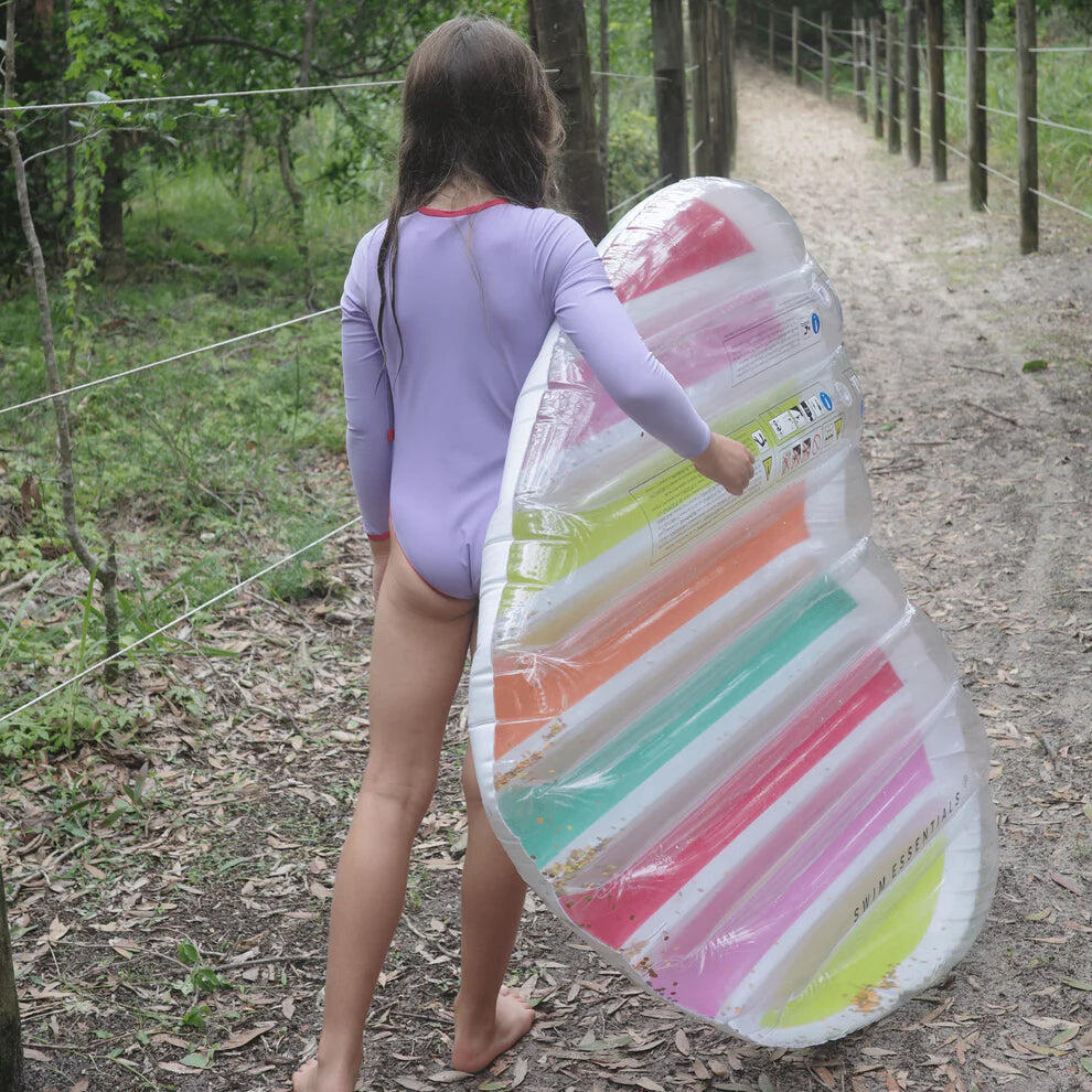 Swim Essentials Luchtbed Zwembad - Meerkleurig Hart - Color Rush - 150 cm 4/4
