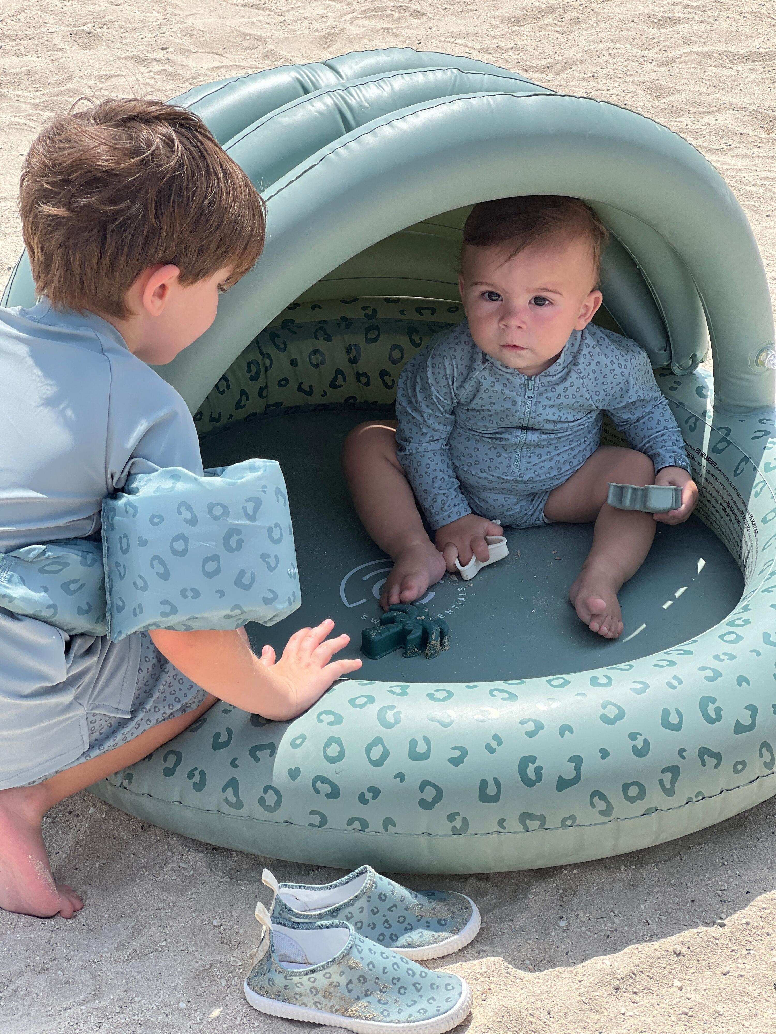 Piscine pour enfants - Vert - Leopard - Ø 100 cm with Canopy 5/5