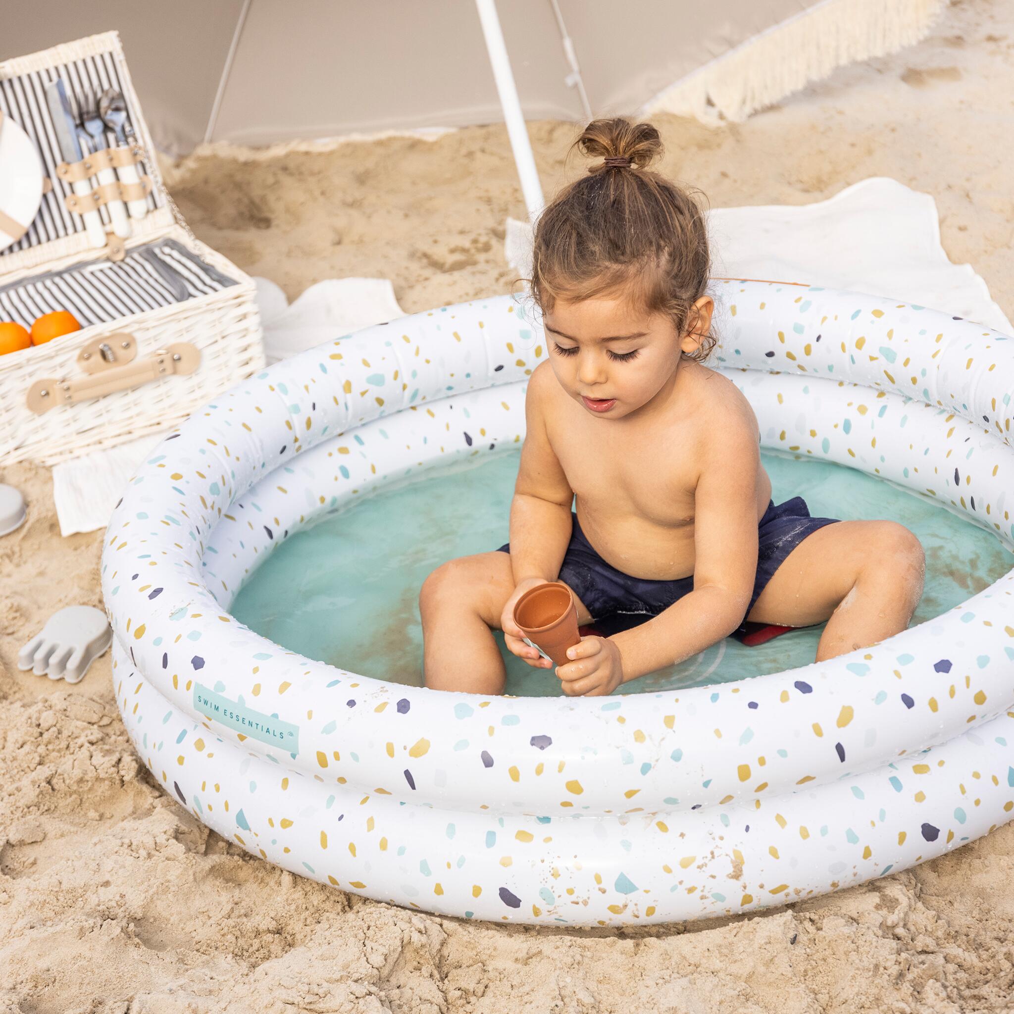 Piscina para niños - Blanco - Terrazzo Dream - Ø 100 cm 5/7