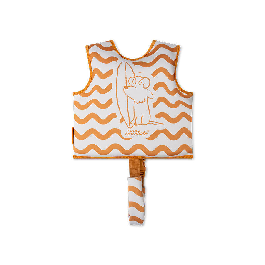 Swim Essentials Swim Vest - Orange - Surfer - 2/3 Years 3/3