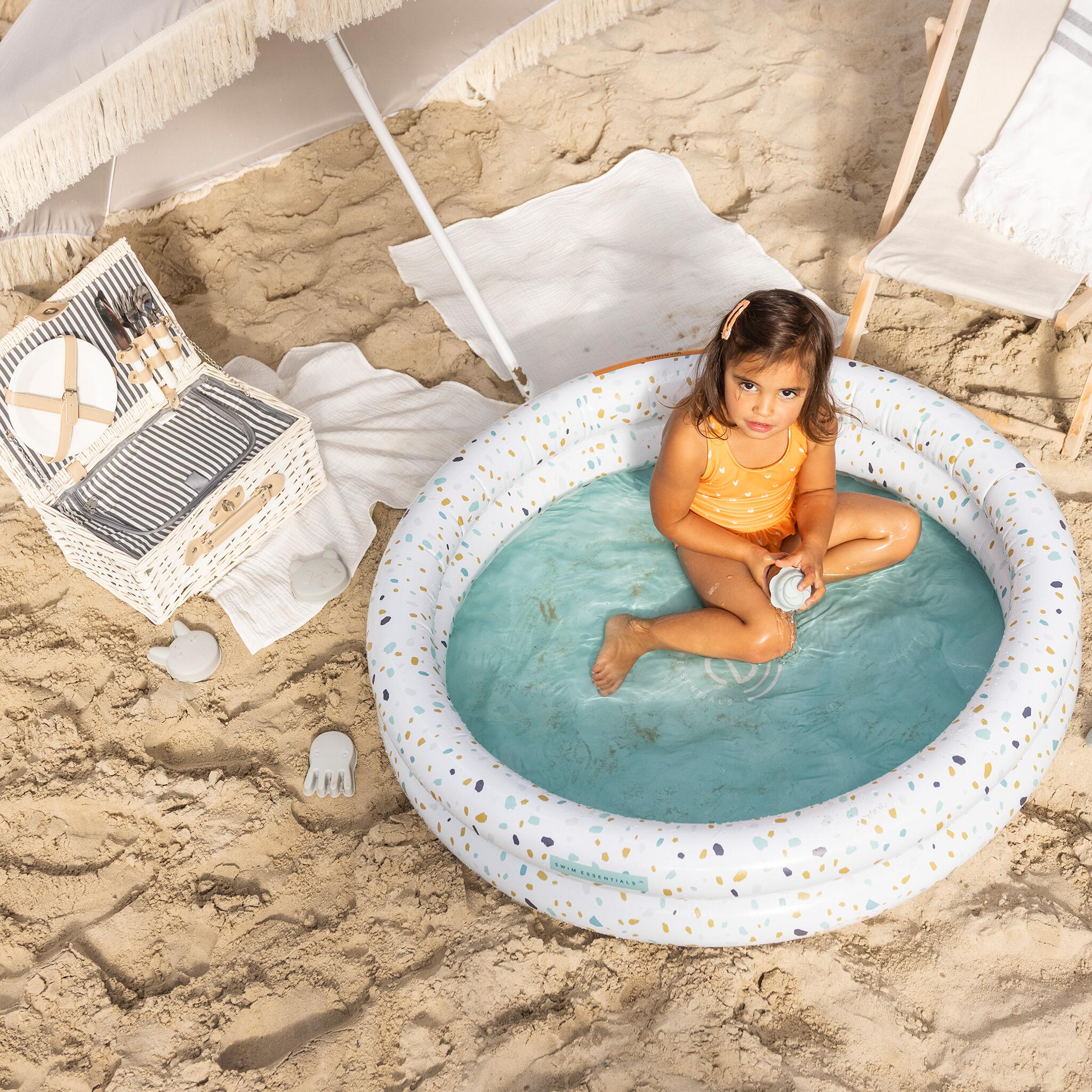 Piscina para niños - Blanco - Terrazzo Dream - Ø 100 cm 6/7