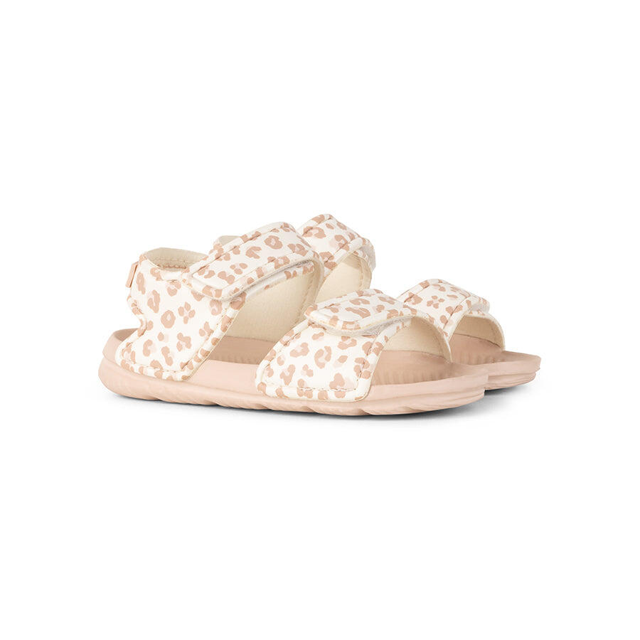 Sandales - Beige - Leopard - Taille  23 2/4