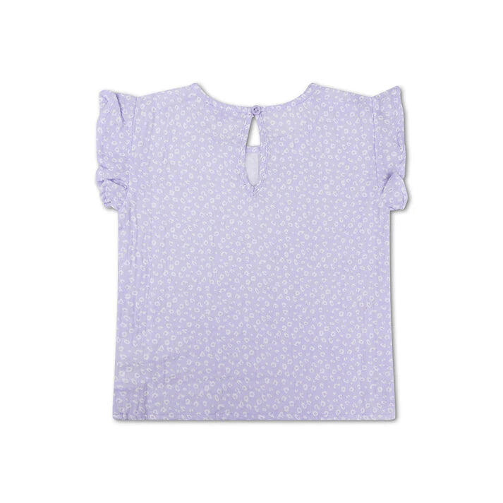 Ropa de playa Niñas 4-6 Años - Muselina - Lila - Estampado de leopardo - 110/116 4/6