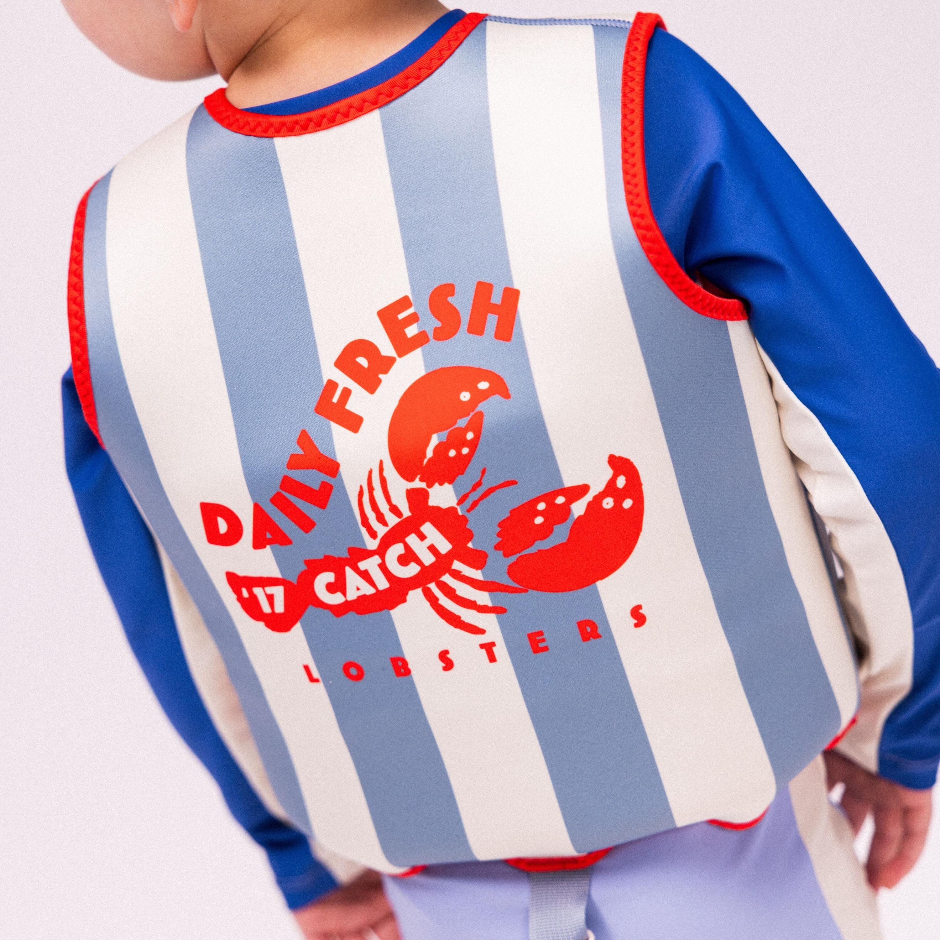 Swim Essentials Giubbotto salvagente - Rosso/Blu - Catch Of The Day - 2/3 anni 6/7