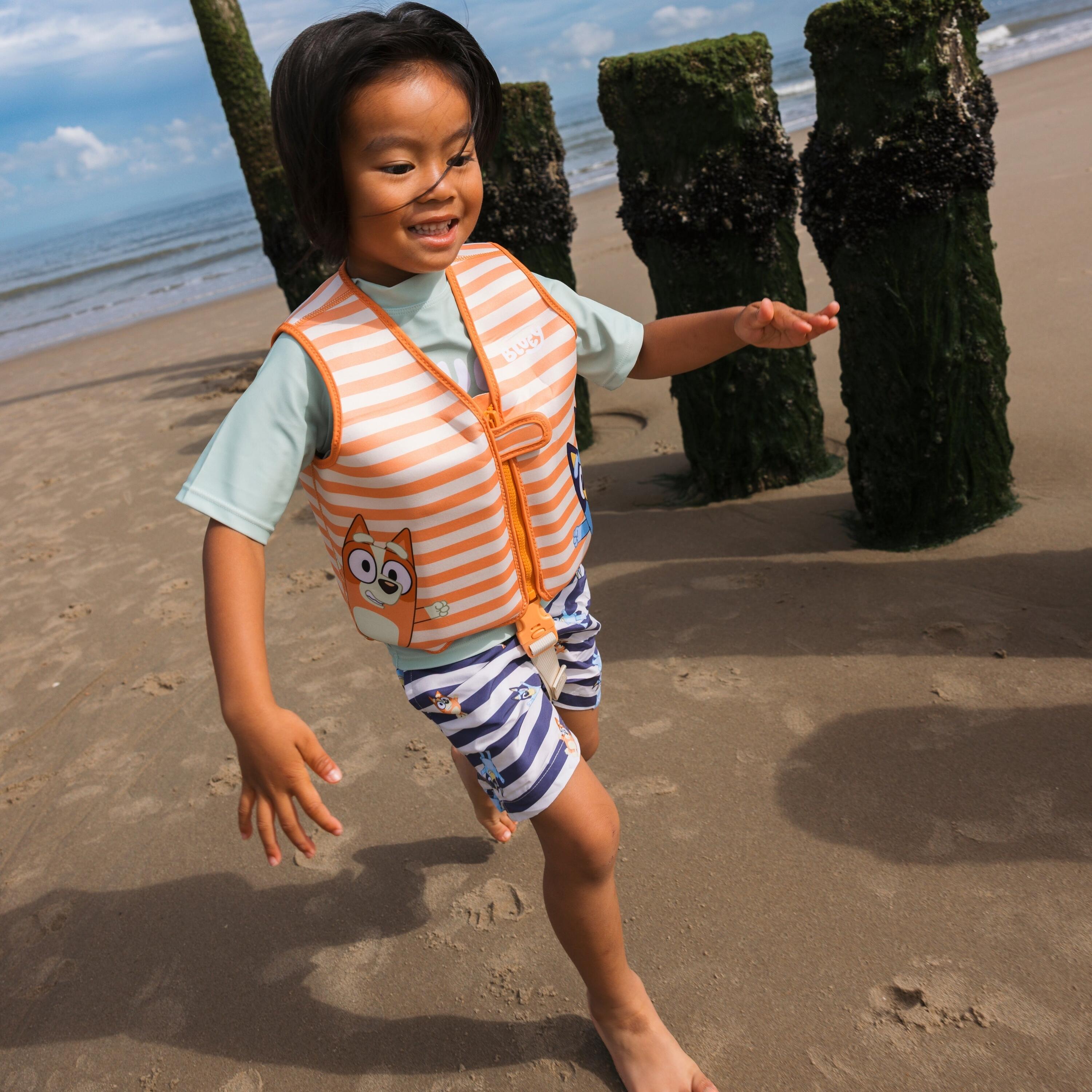 Gilet de bain - Orange - Bluey - 1/2 Ans 2/6