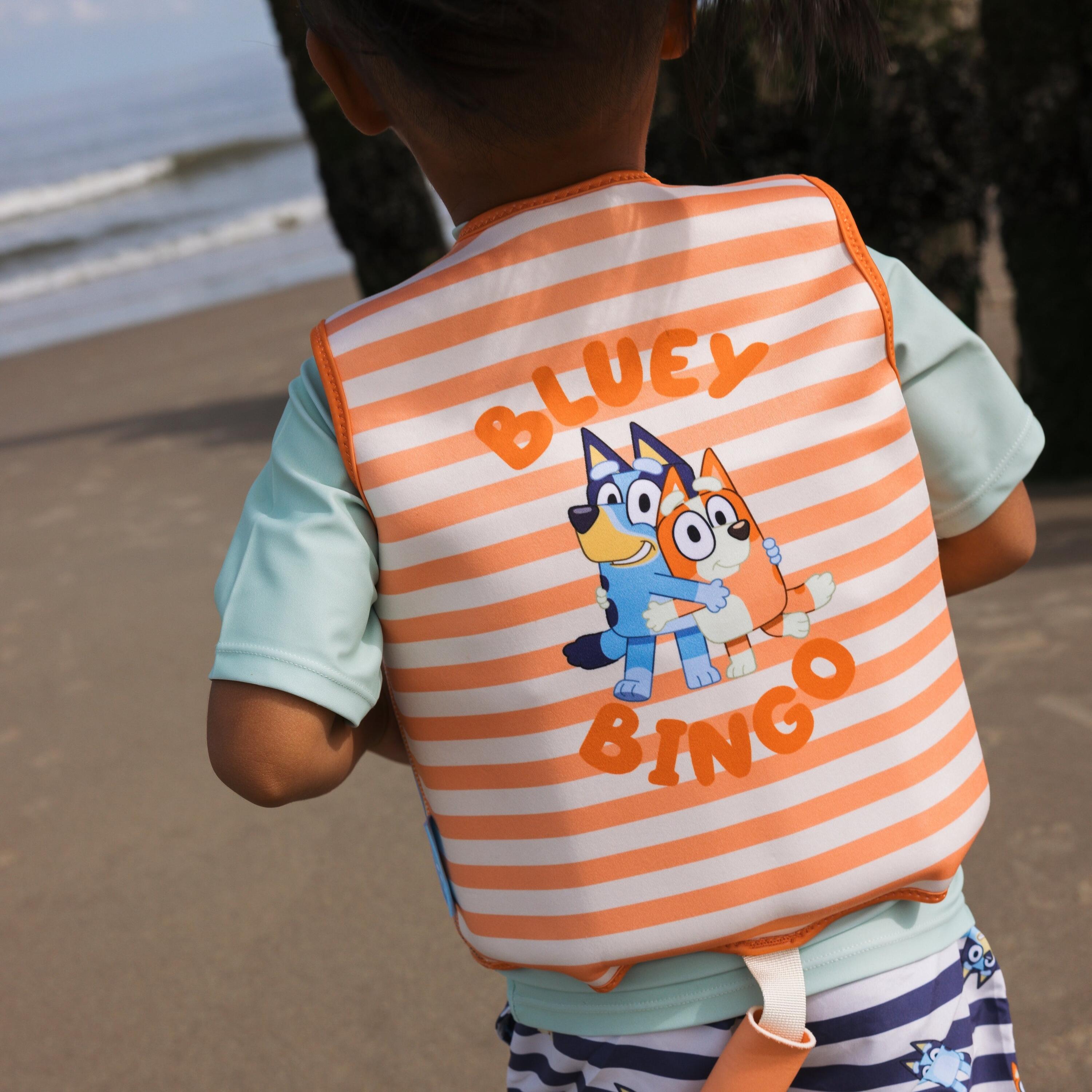 Gilet de bain - Orange - Bluey - 1/2 Ans 5/6