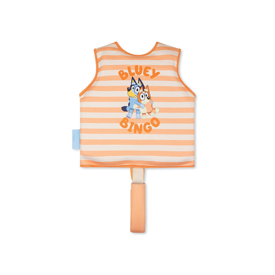 Gilet de bain - Orange - Bluey - 1/2 Ans 4/6