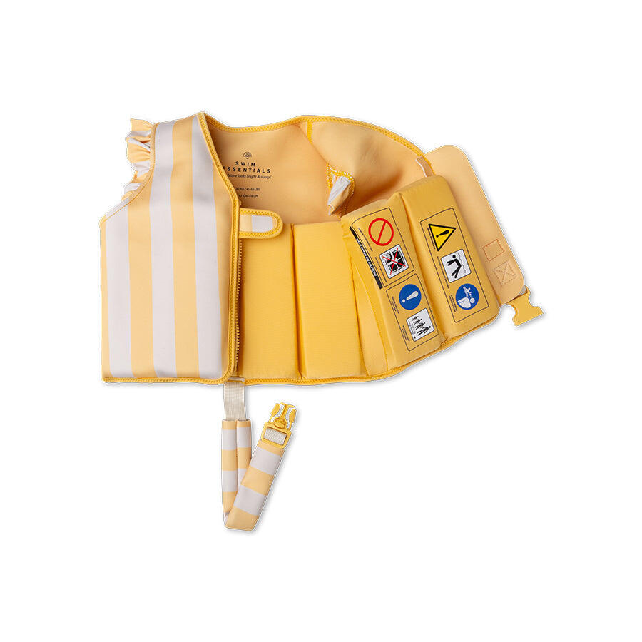 Gilet de bain - Jaune - Flower Market - 2/3 Ans 4/7