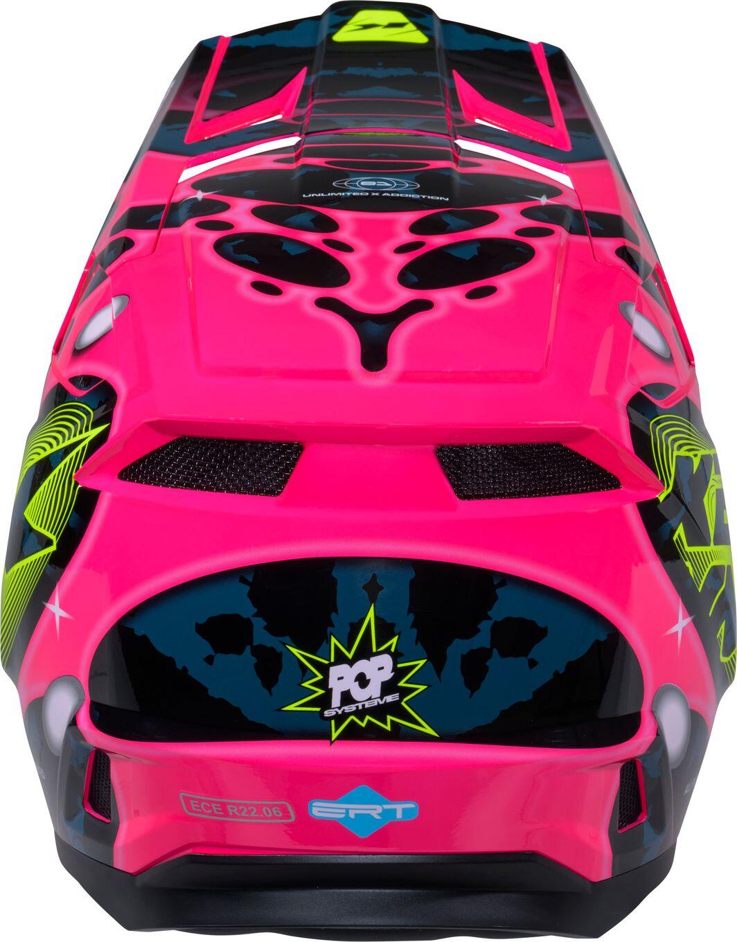 Casco Integral Kenny Performance Graphic Rosa 3/4