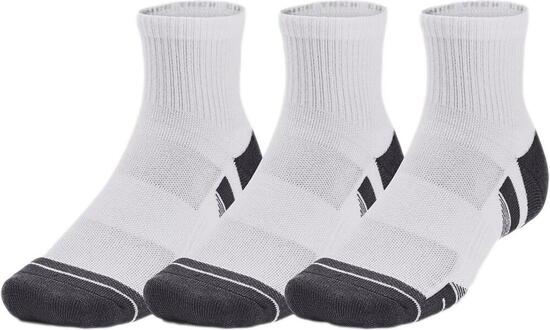 3 Paires de Chaussettes mi-hautes Under Armour Performance Tech Blanc Unisexe
