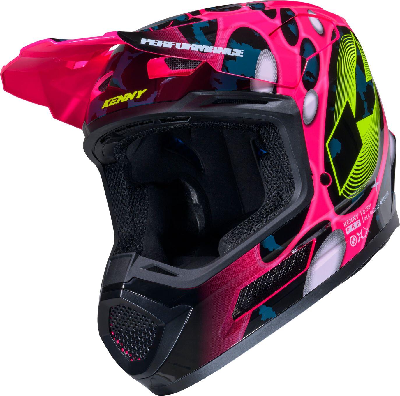 Casco Integral Kenny Performance Graphic Rosa 2/4